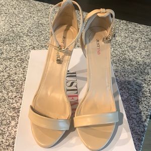 JustFab Catherina nude heel